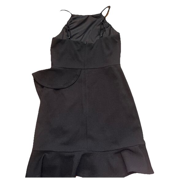 Lulus Great Things Ruffled Bodycon Mini Dress in Black Size S - Picture 3 of 5